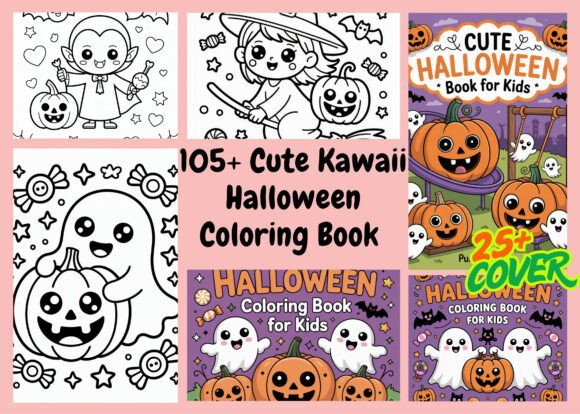 105 Cute Kawaii Halloween Coloring Book: A Must-Have for Creators and Enthusiasts