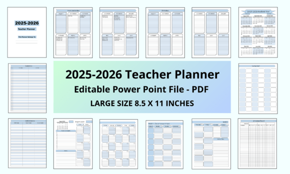 2025-2026 Teacher Planner