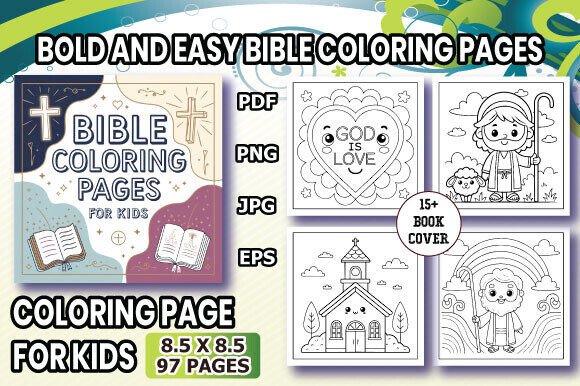 Bold and Easy Bible Coloring Pages: A Creative Tool for Spiritual Engagement
