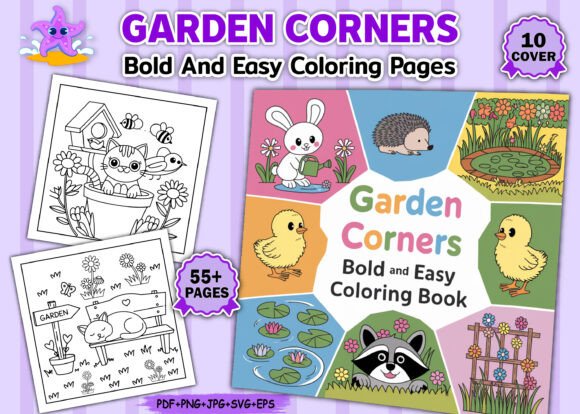 Bold Easy Little Garden Coloring Pages: A Practical Tool for Creative Expression and Interior Design