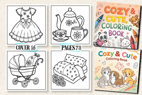 Cozy Cute: A Creative Escape for Coloring Book Lovers