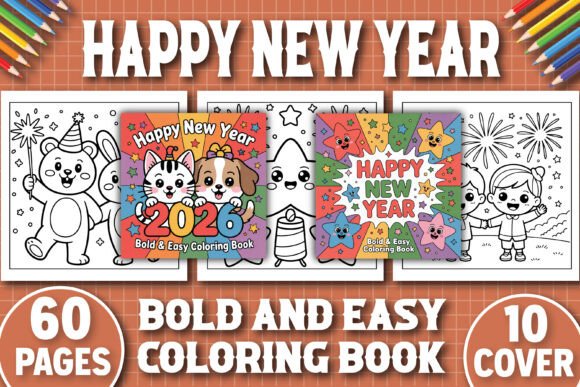 Happy New Year Coloring Pages for Kdp: A Creative Way to Celebrate the New Year