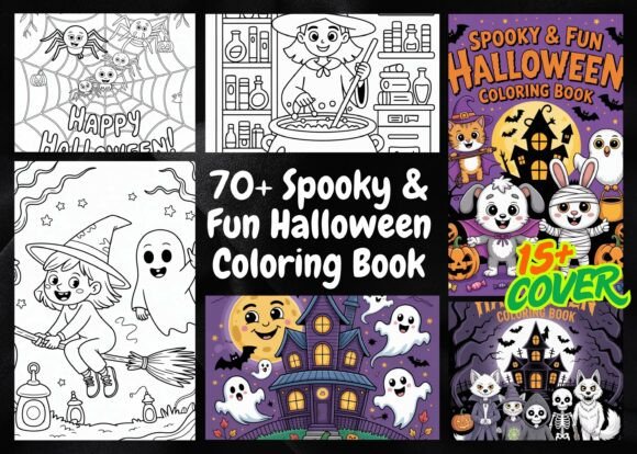 Spooky Fun Halloween Coloring Book: A Creative Journey for All Ages